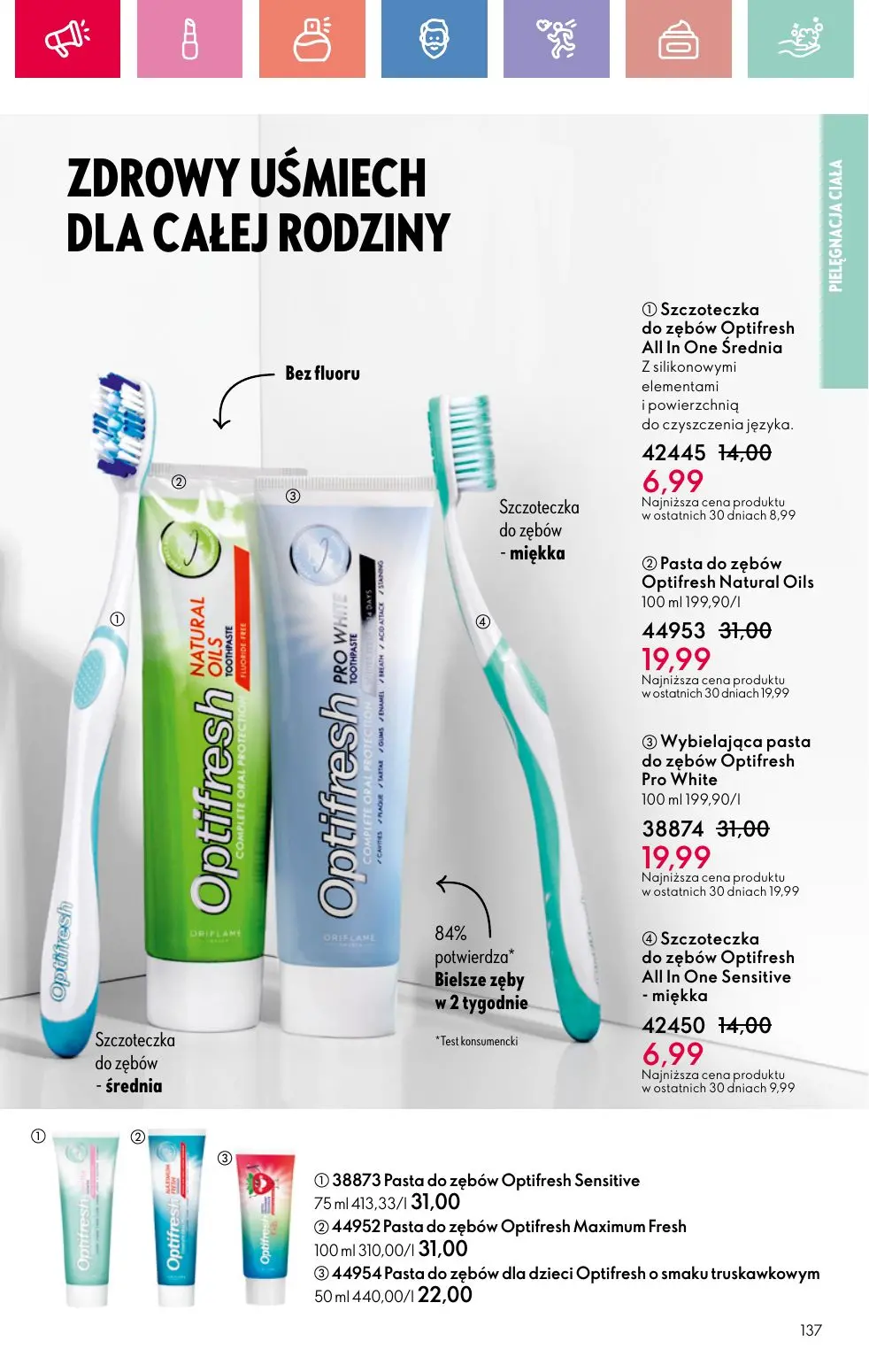 gazetka promocyjna ORIFLAME Letnia strona mojej osobowości - Strona 137
