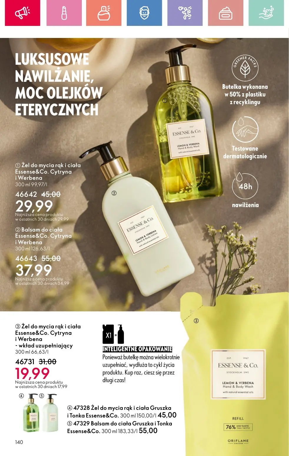 gazetka promocyjna ORIFLAME Letnia strona mojej osobowości - Strona 140