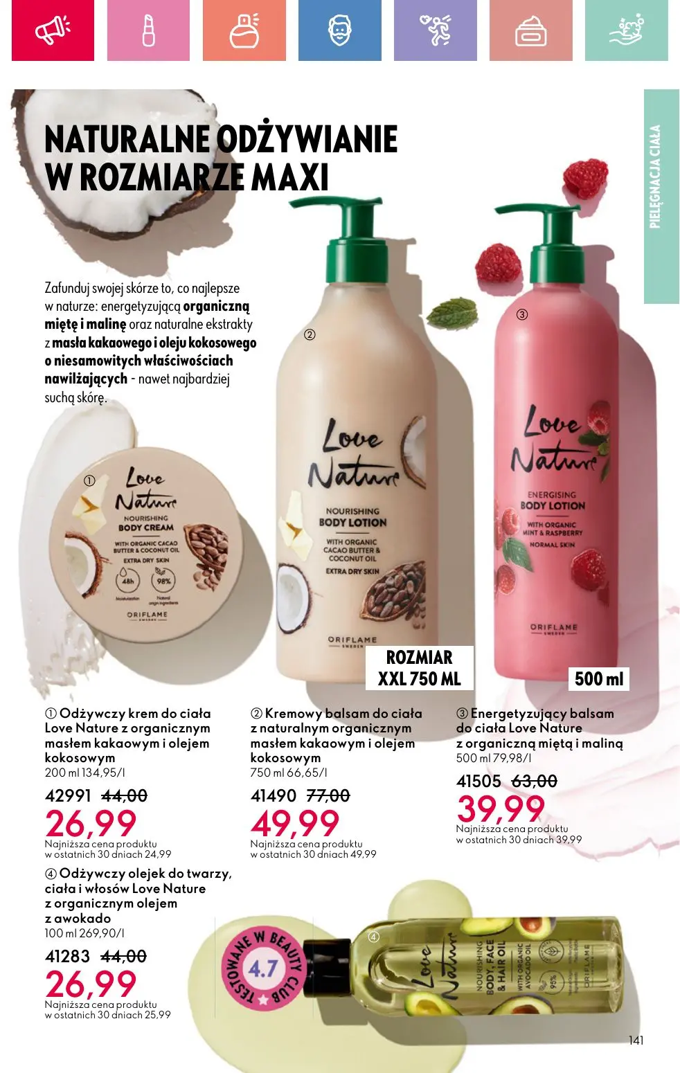 gazetka promocyjna ORIFLAME Letnia strona mojej osobowości - Strona 141