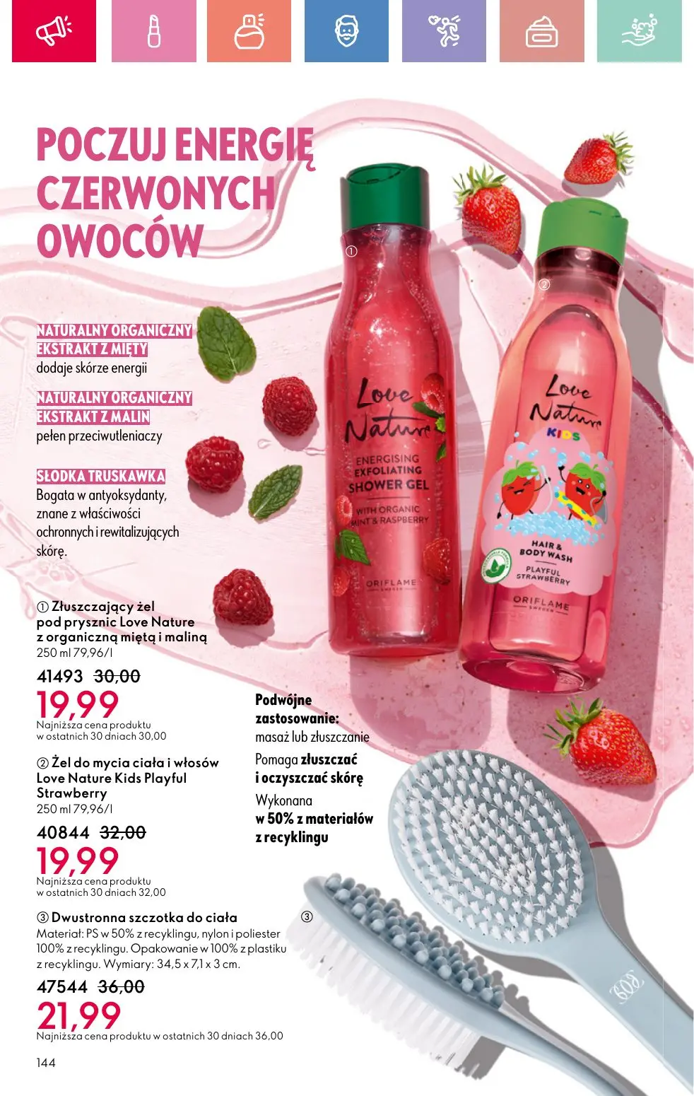 gazetka promocyjna ORIFLAME Letnia strona mojej osobowości - Strona 144