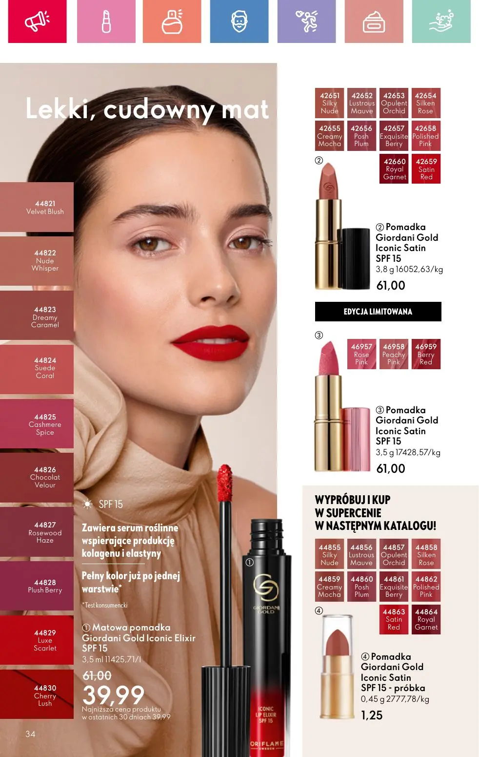 gazetka promocyjna ORIFLAME Letnia strona mojej osobowości - Strona 34