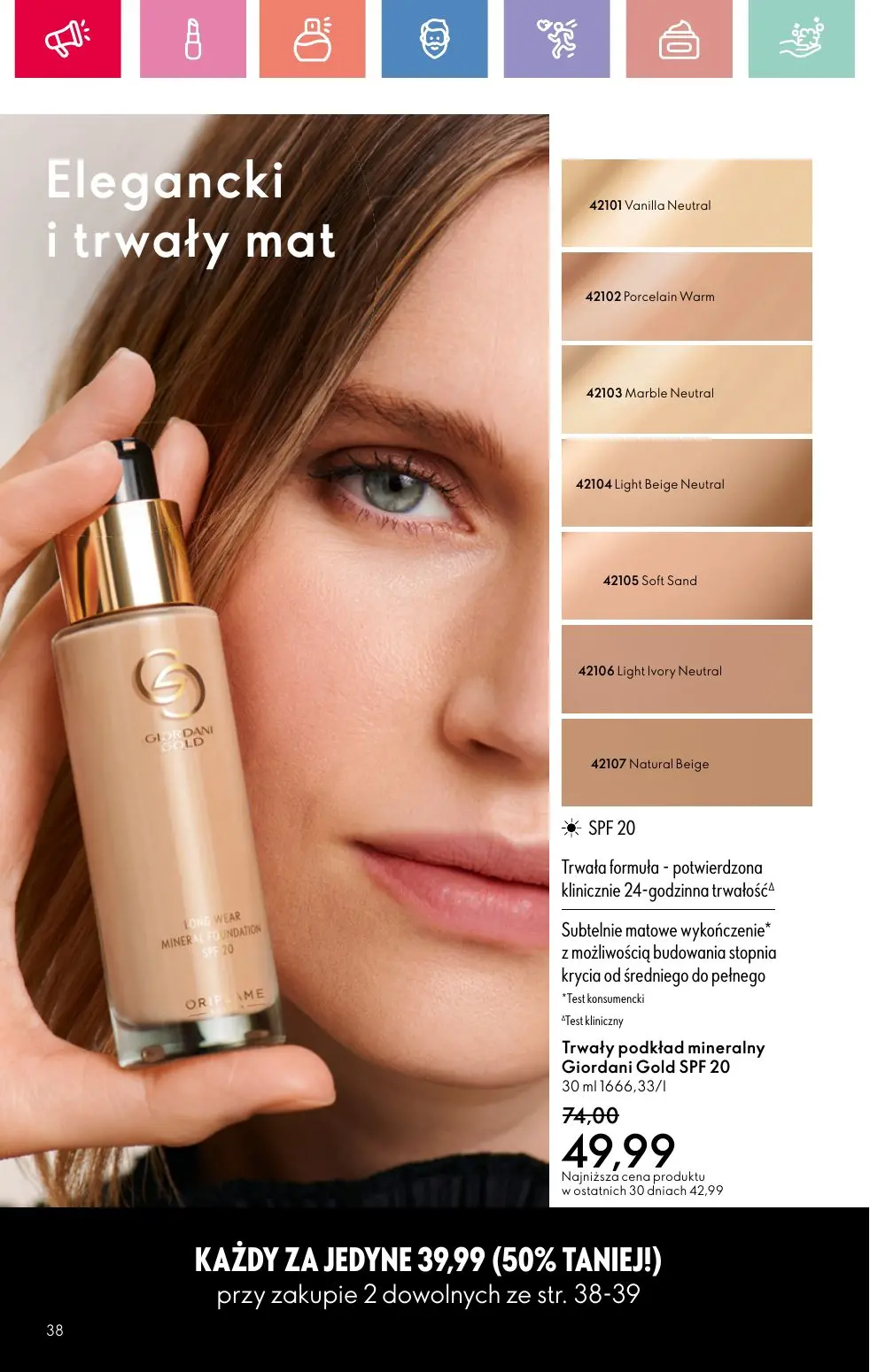gazetka promocyjna ORIFLAME Letnia strona mojej osobowości - Strona 38