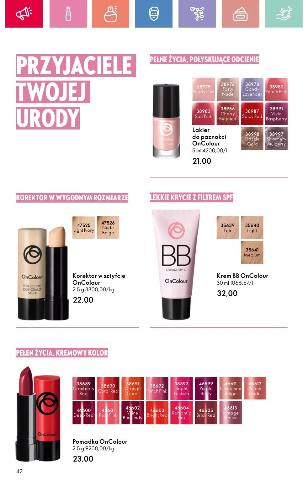 gazetka promocyjna ORIFLAME Letnia strona mojej osobowości - Strona 42