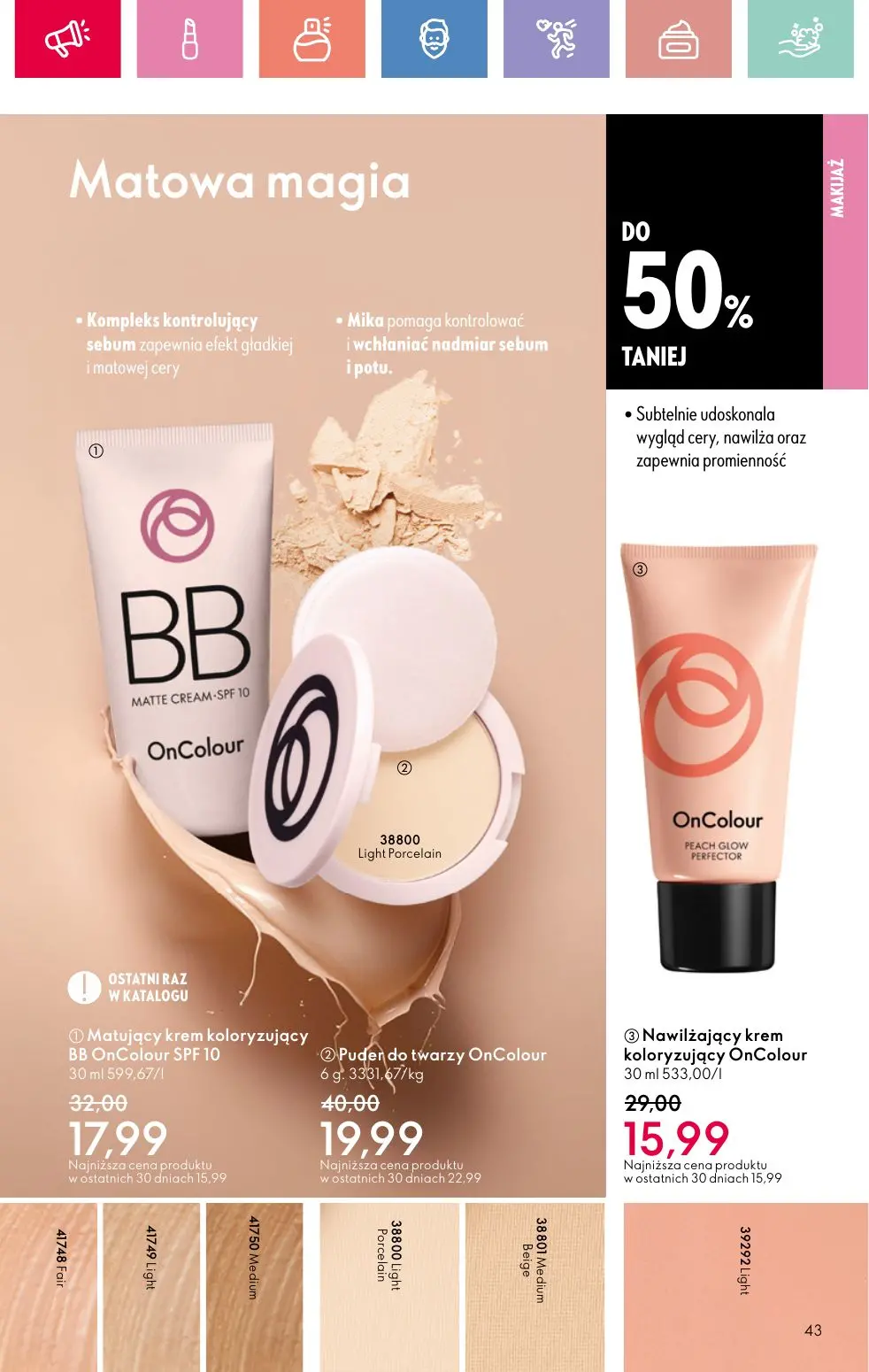 gazetka promocyjna ORIFLAME Letnia strona mojej osobowości - Strona 43