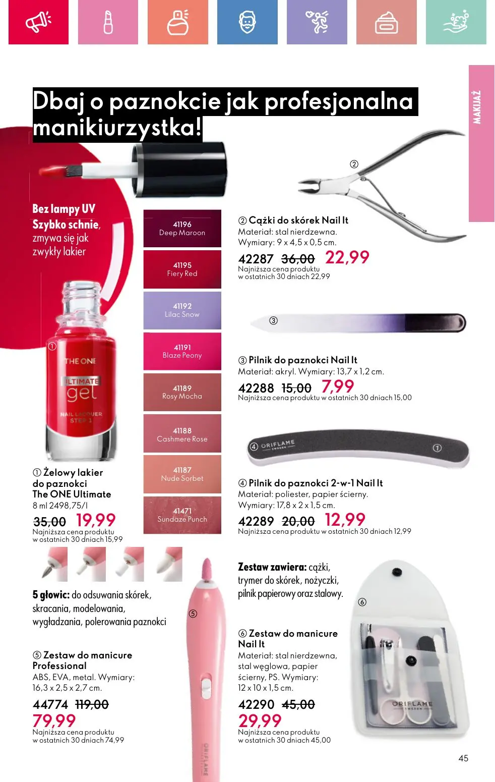 gazetka promocyjna ORIFLAME Letnia strona mojej osobowości - Strona 45