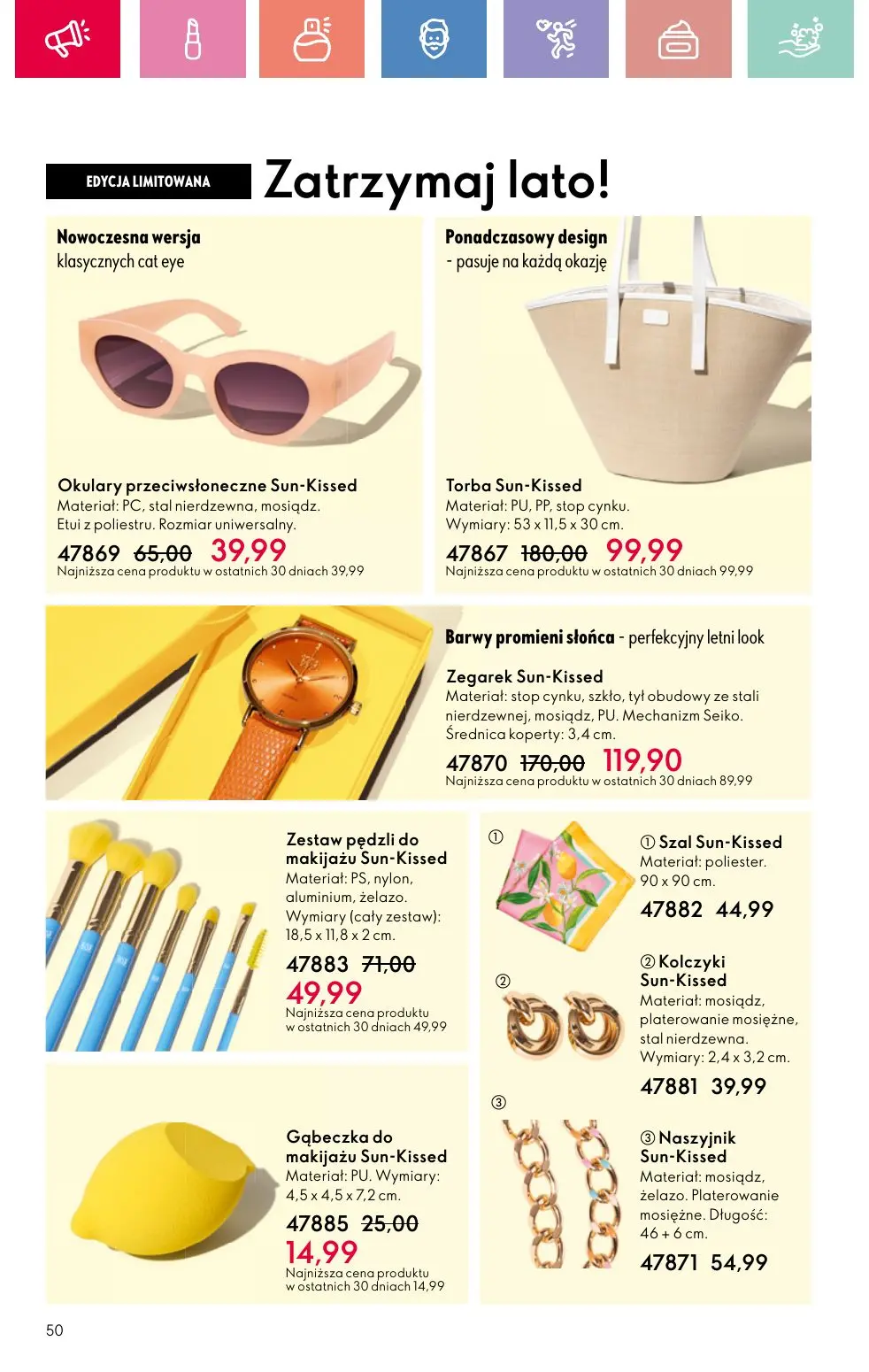 gazetka promocyjna ORIFLAME Letnia strona mojej osobowości - Strona 50