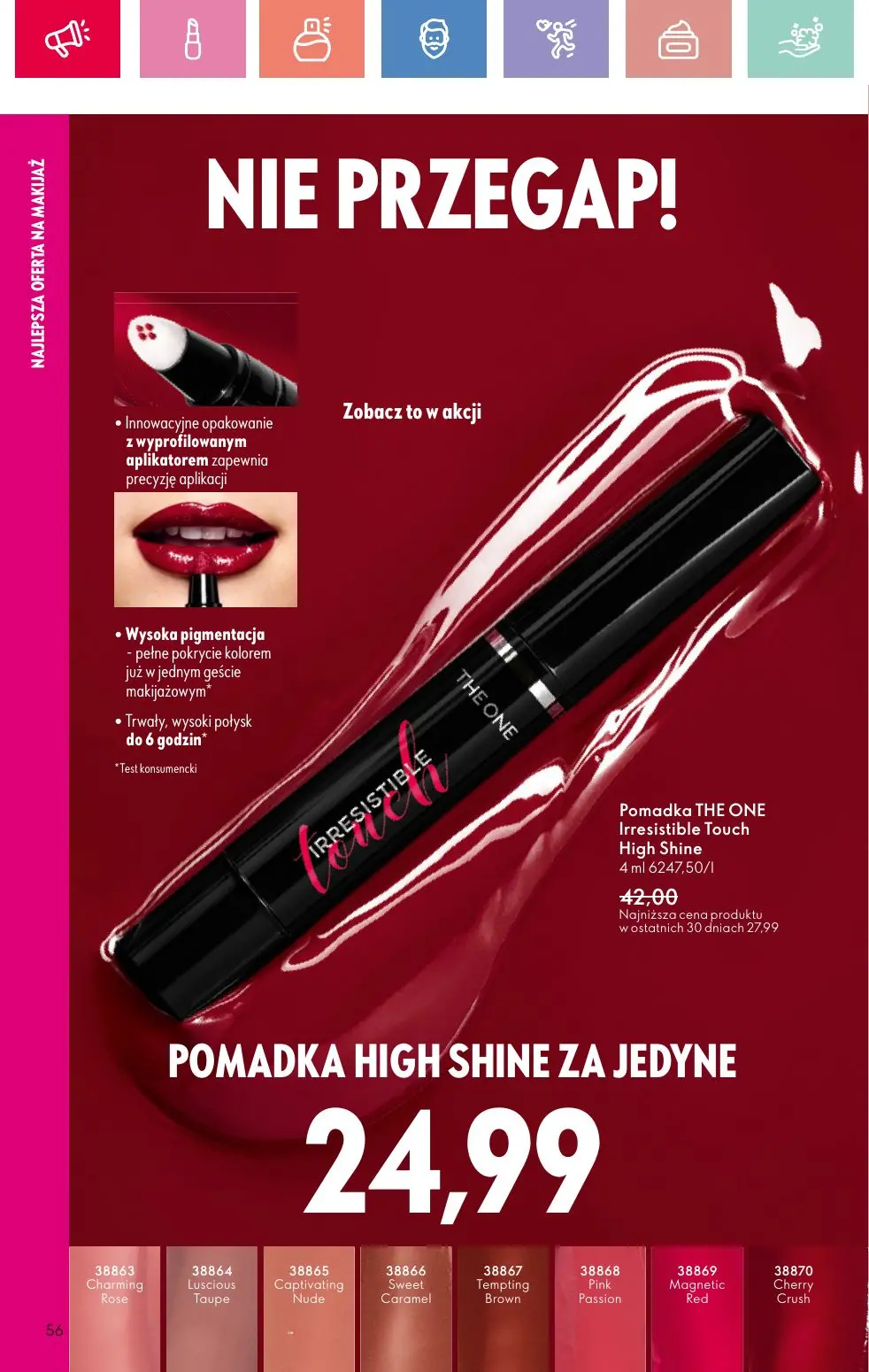 gazetka promocyjna ORIFLAME Letnia strona mojej osobowości - Strona 56
