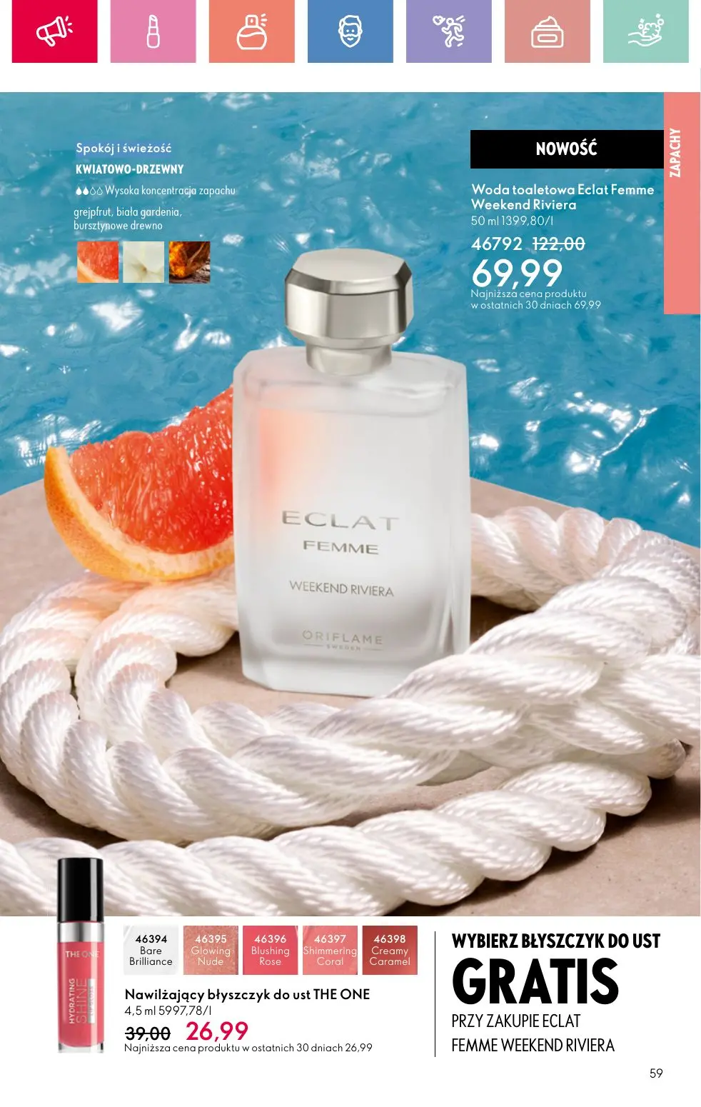 gazetka promocyjna ORIFLAME Letnia strona mojej osobowości - Strona 59