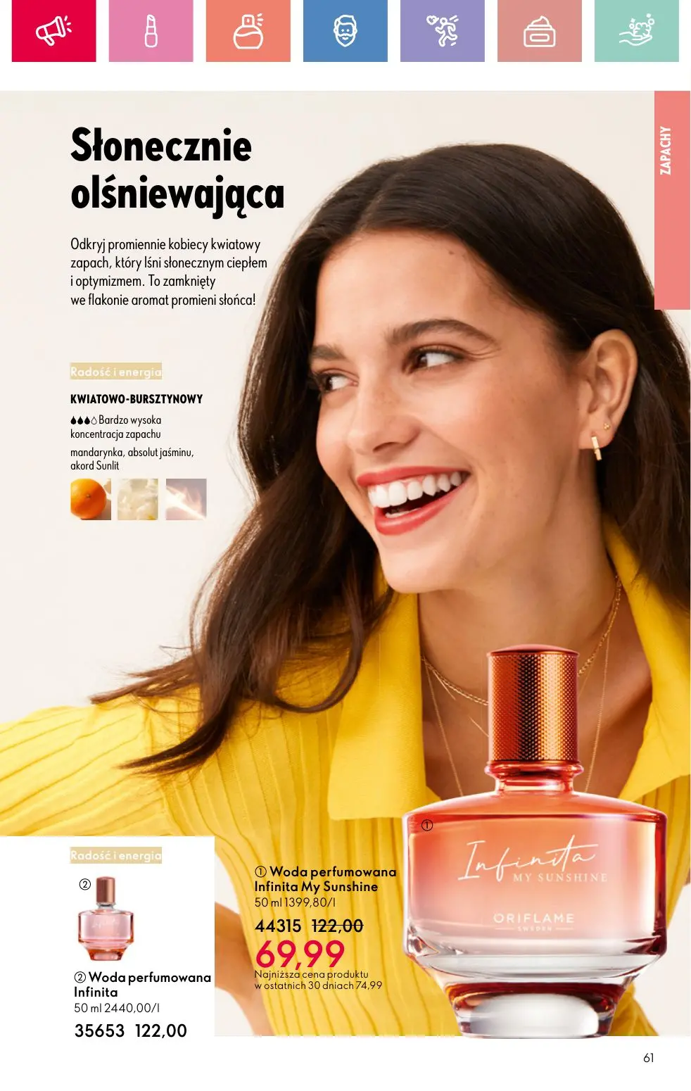 gazetka promocyjna ORIFLAME Letnia strona mojej osobowości - Strona 61