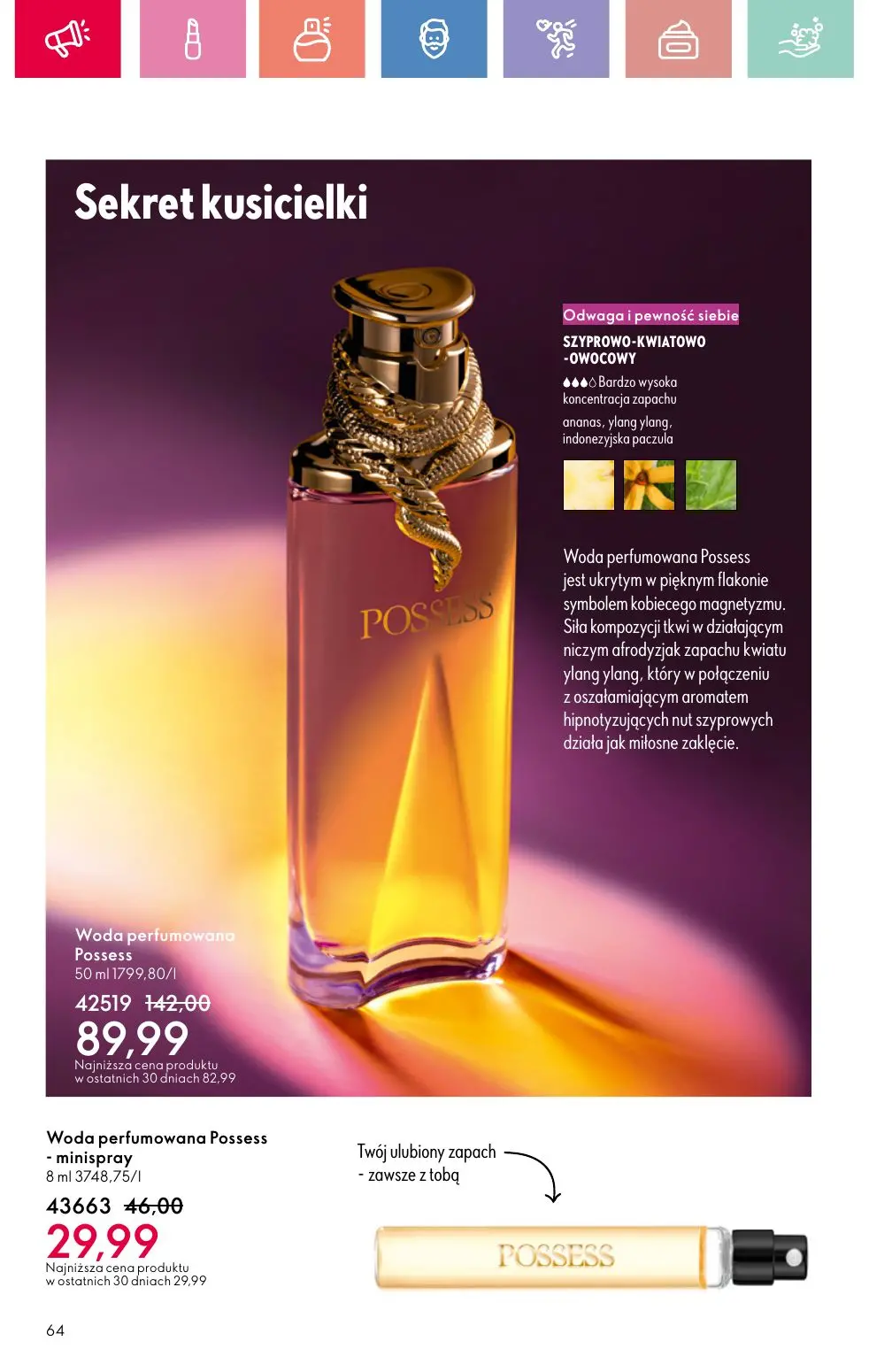 gazetka promocyjna ORIFLAME Letnia strona mojej osobowości - Strona 64