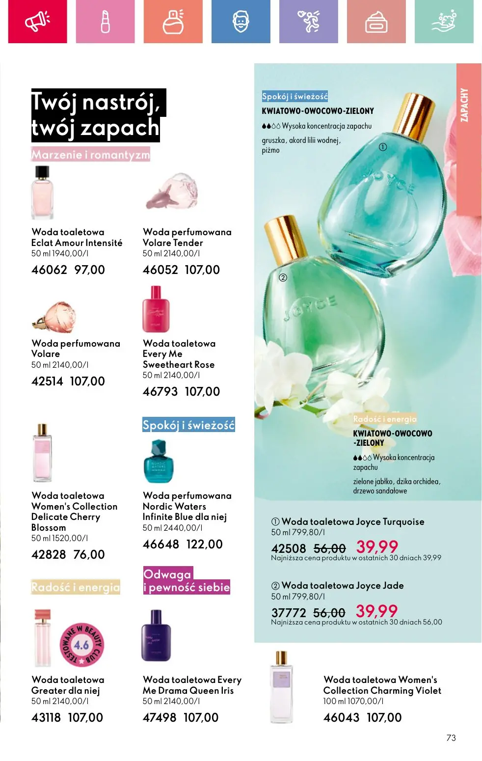 gazetka promocyjna ORIFLAME Letnia strona mojej osobowości - Strona 73
