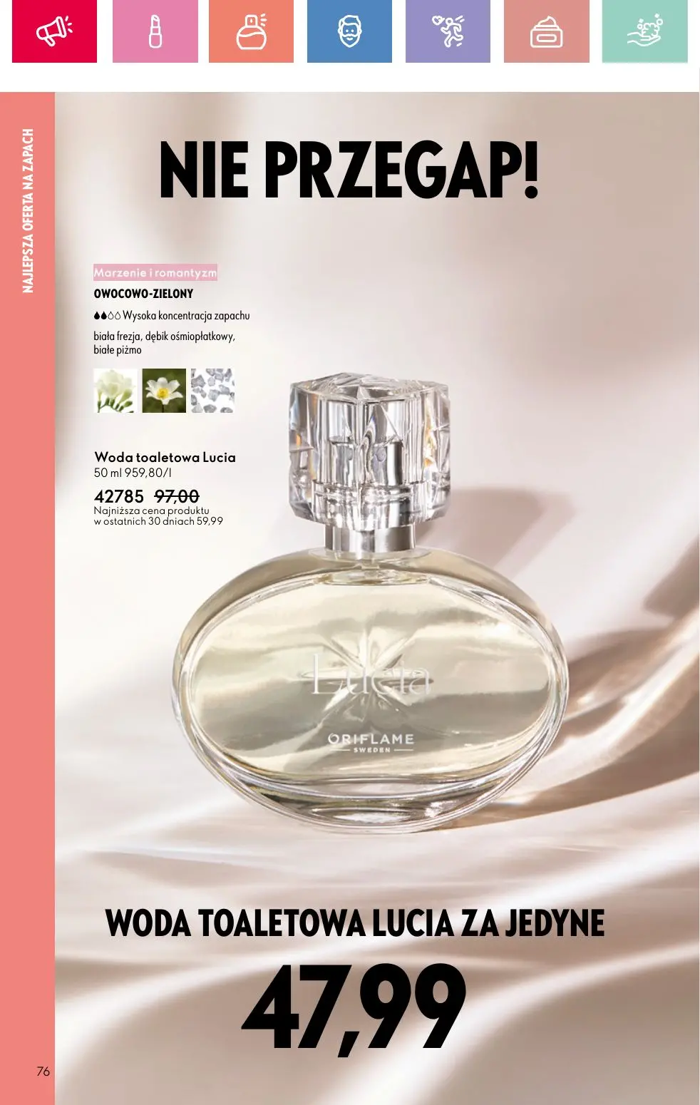 gazetka promocyjna ORIFLAME Letnia strona mojej osobowości - Strona 76