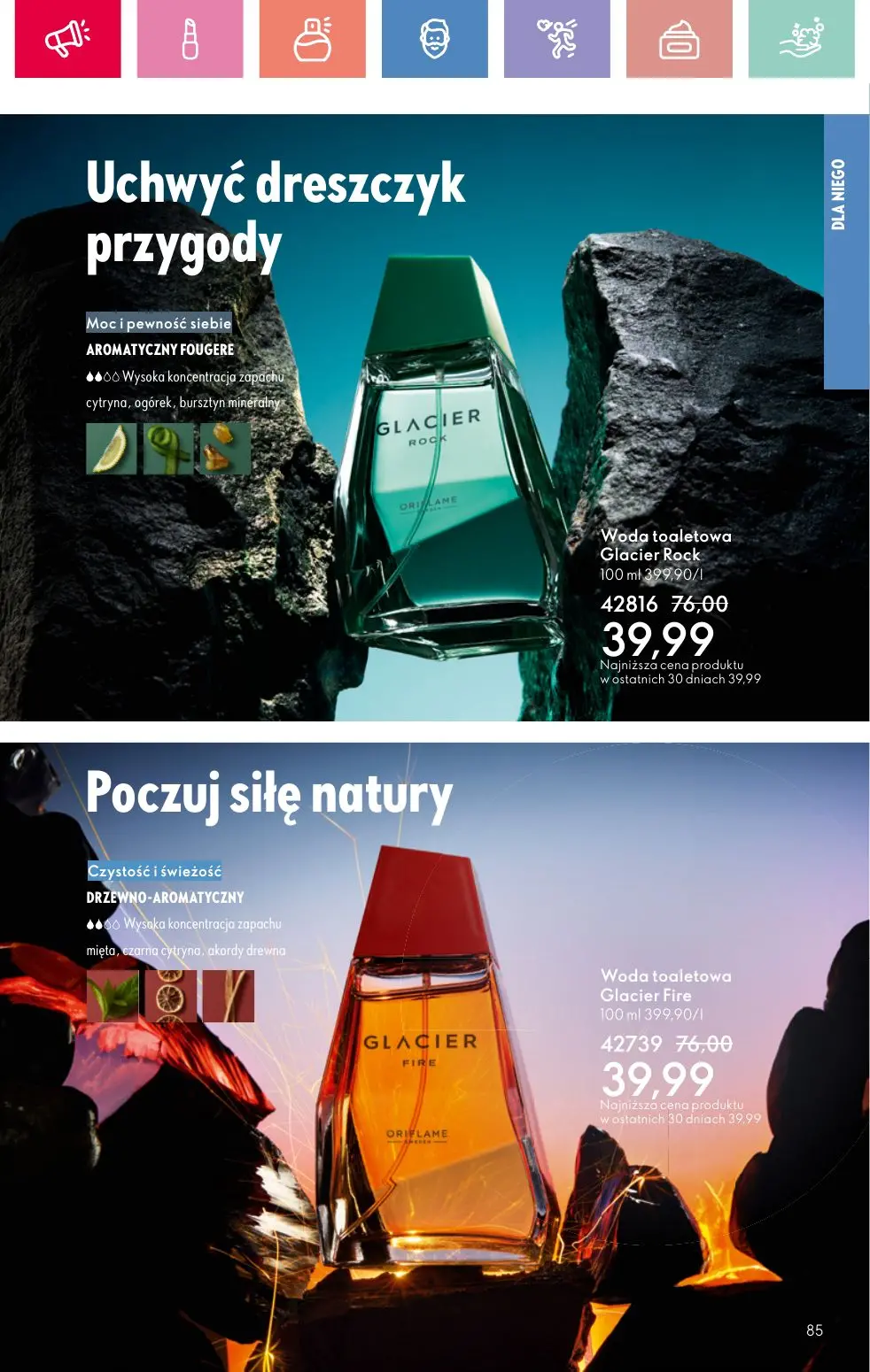 gazetka promocyjna ORIFLAME Letnia strona mojej osobowości - Strona 85