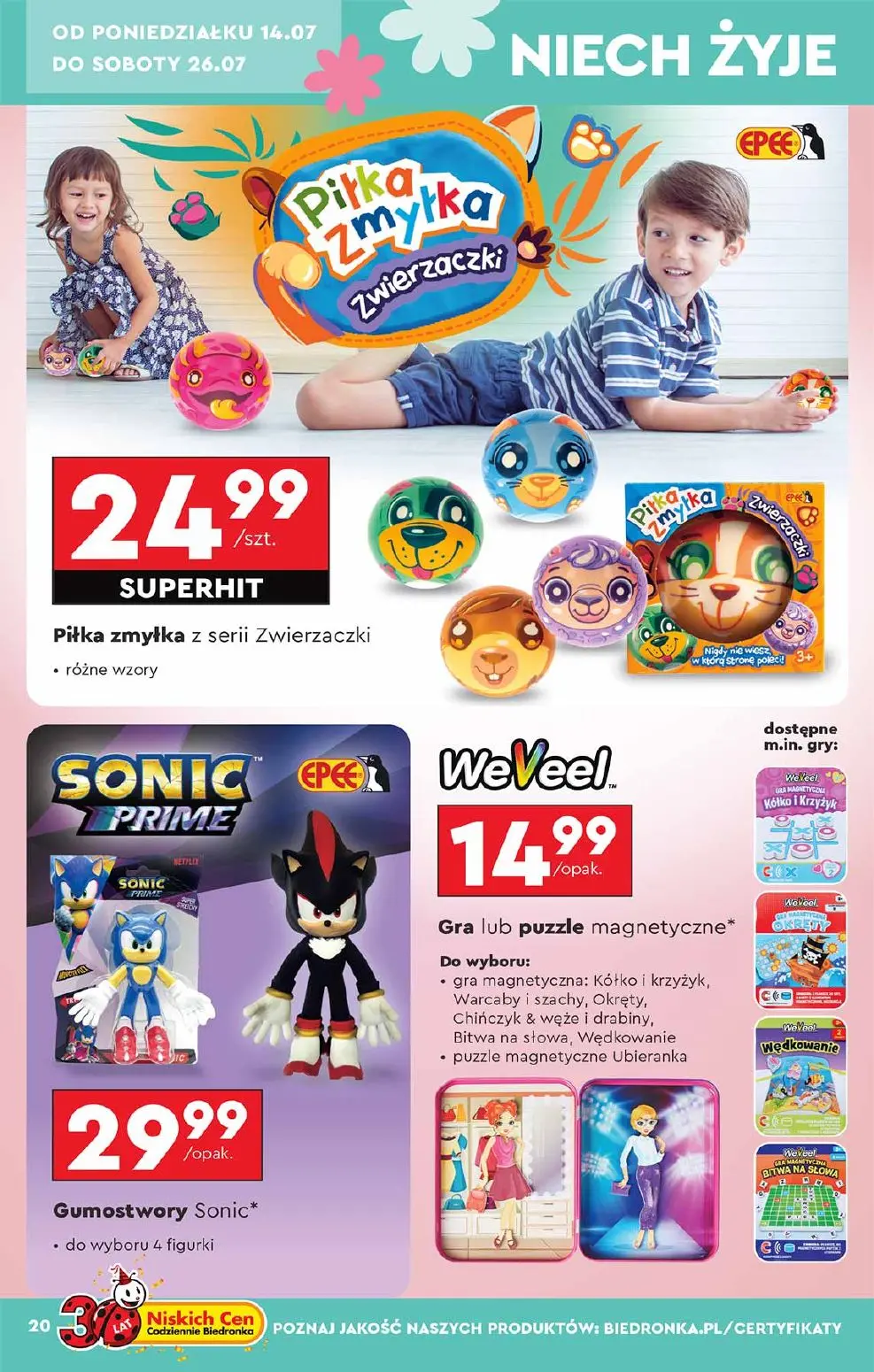 gazetka promocyjna Biedronka Hity i inspiracje - Strona 20