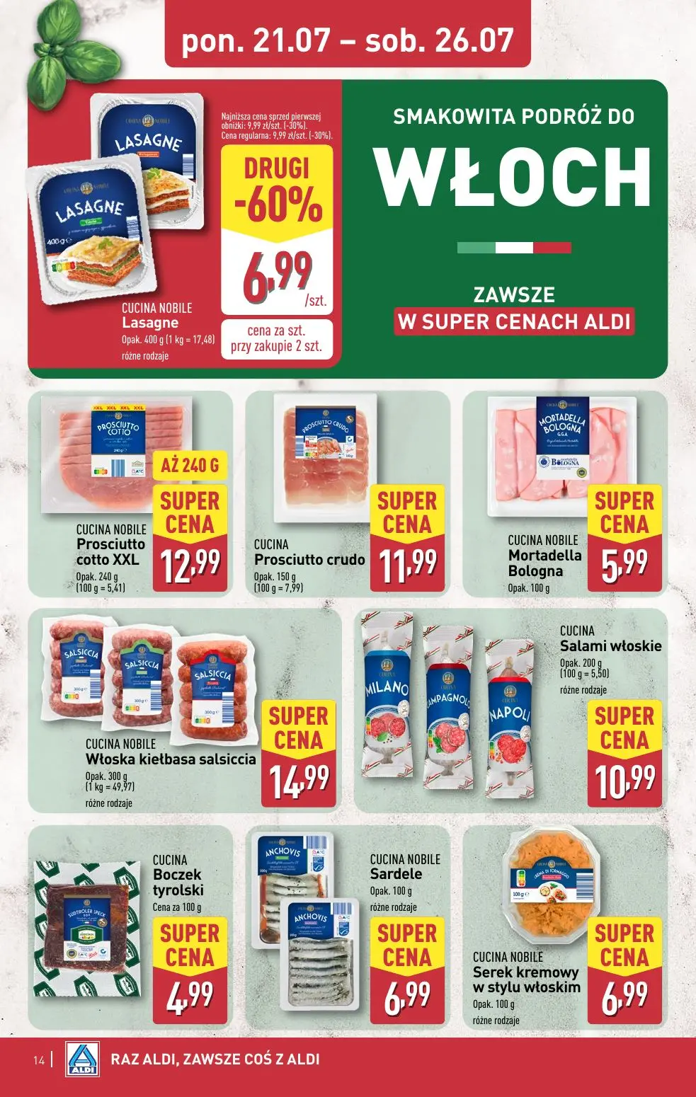 gazetka promocyjna ALDI Raz ALDI, zawsze coś z ALDI - Strona 14