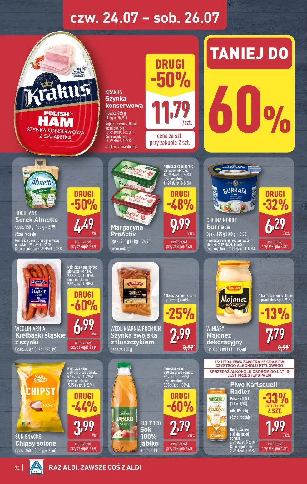 gazetka promocyjna ALDI Raz ALDI, zawsze coś z ALDI - Strona 32