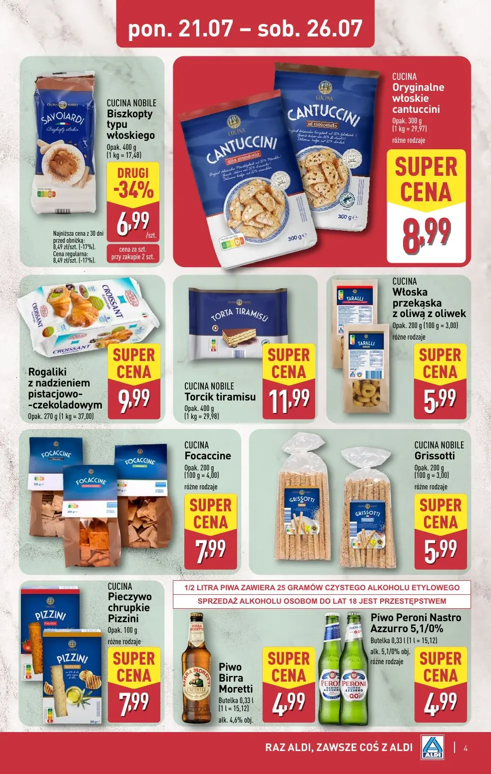 gazetka promocyjna ALDI Tydzień Włoski - Strona 4