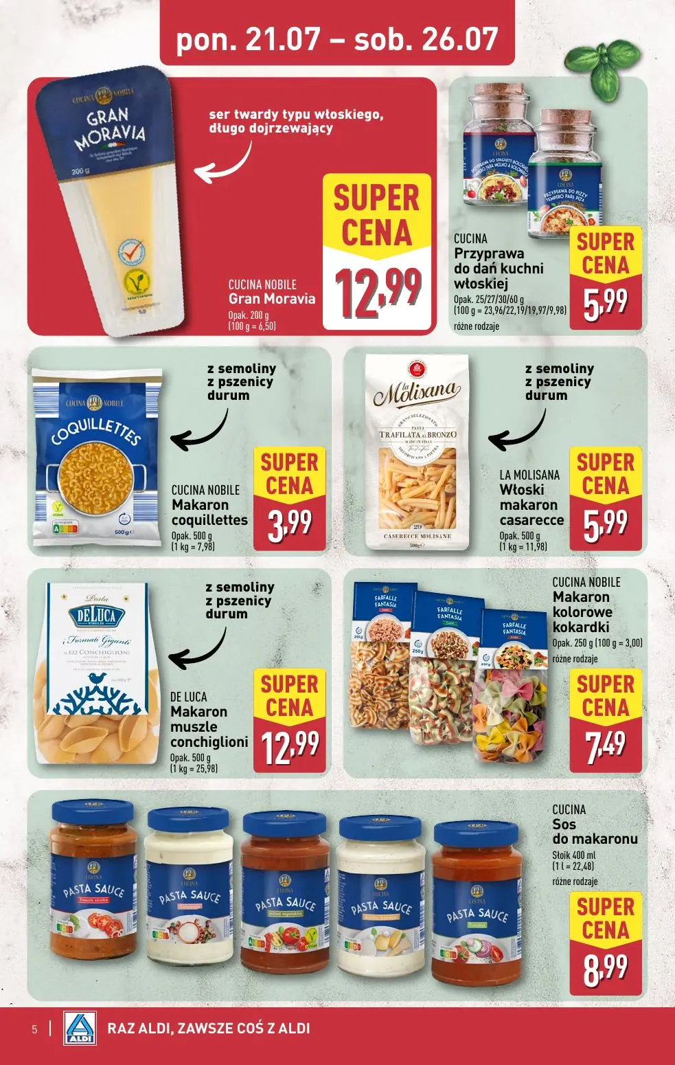 gazetka promocyjna ALDI Tydzień Włoski - Strona 5