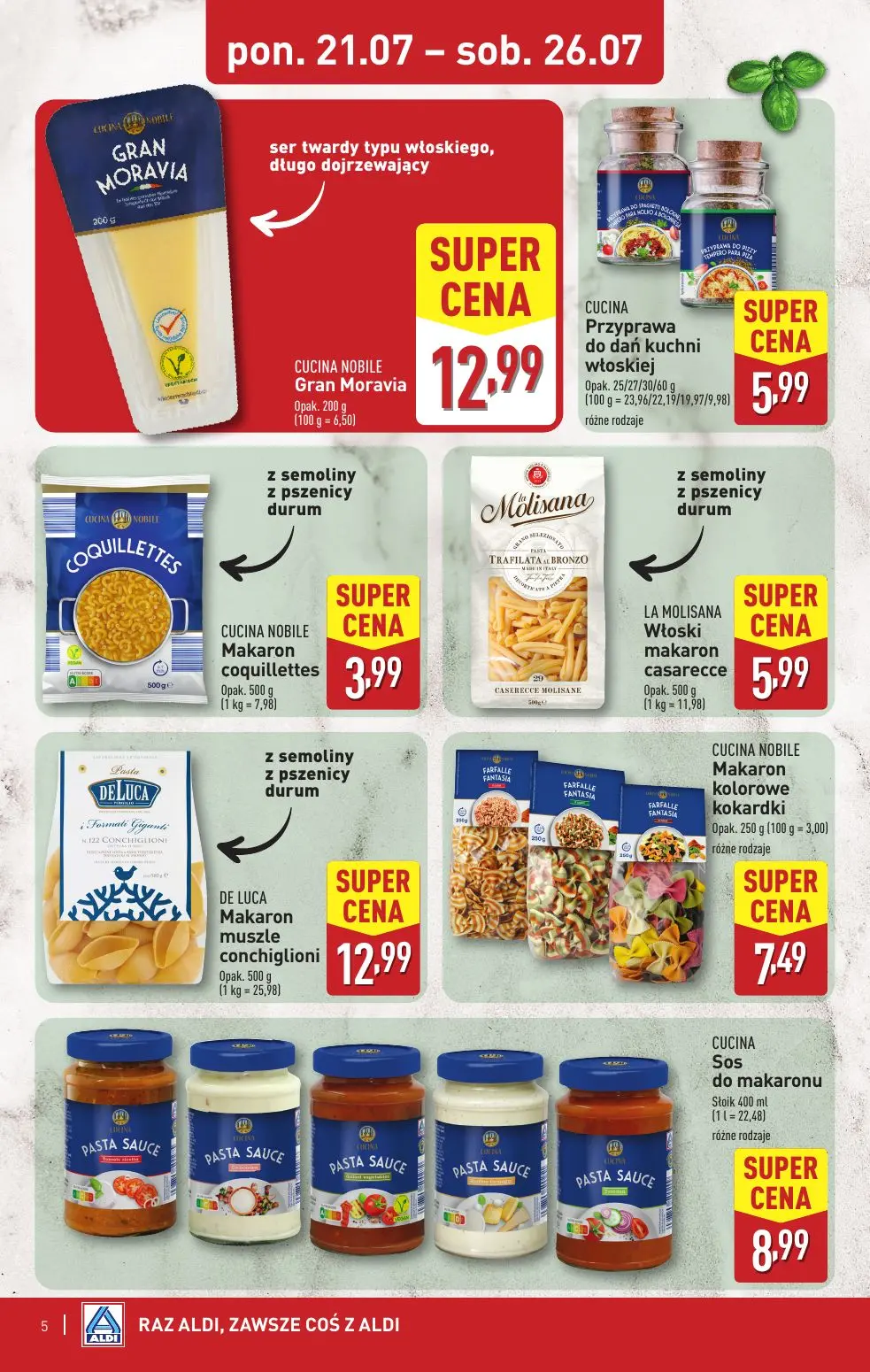 gazetka promocyjna ALDI Tydzień Włoski - Strona 5