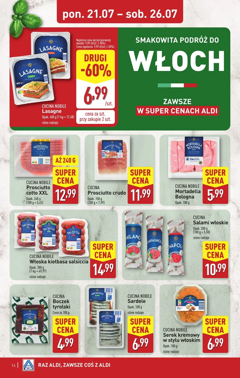 gazetka promocyjna ALDI Raz ALDI, zawsze coś z ALDI - Strona 14