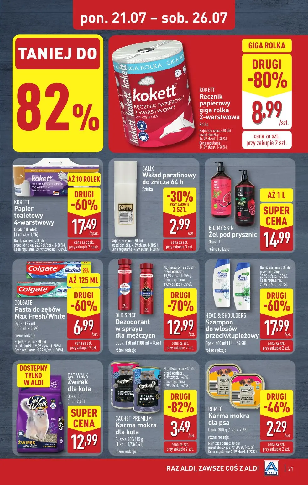 gazetka promocyjna ALDI Raz ALDI, zawsze coś z ALDI - Strona 21