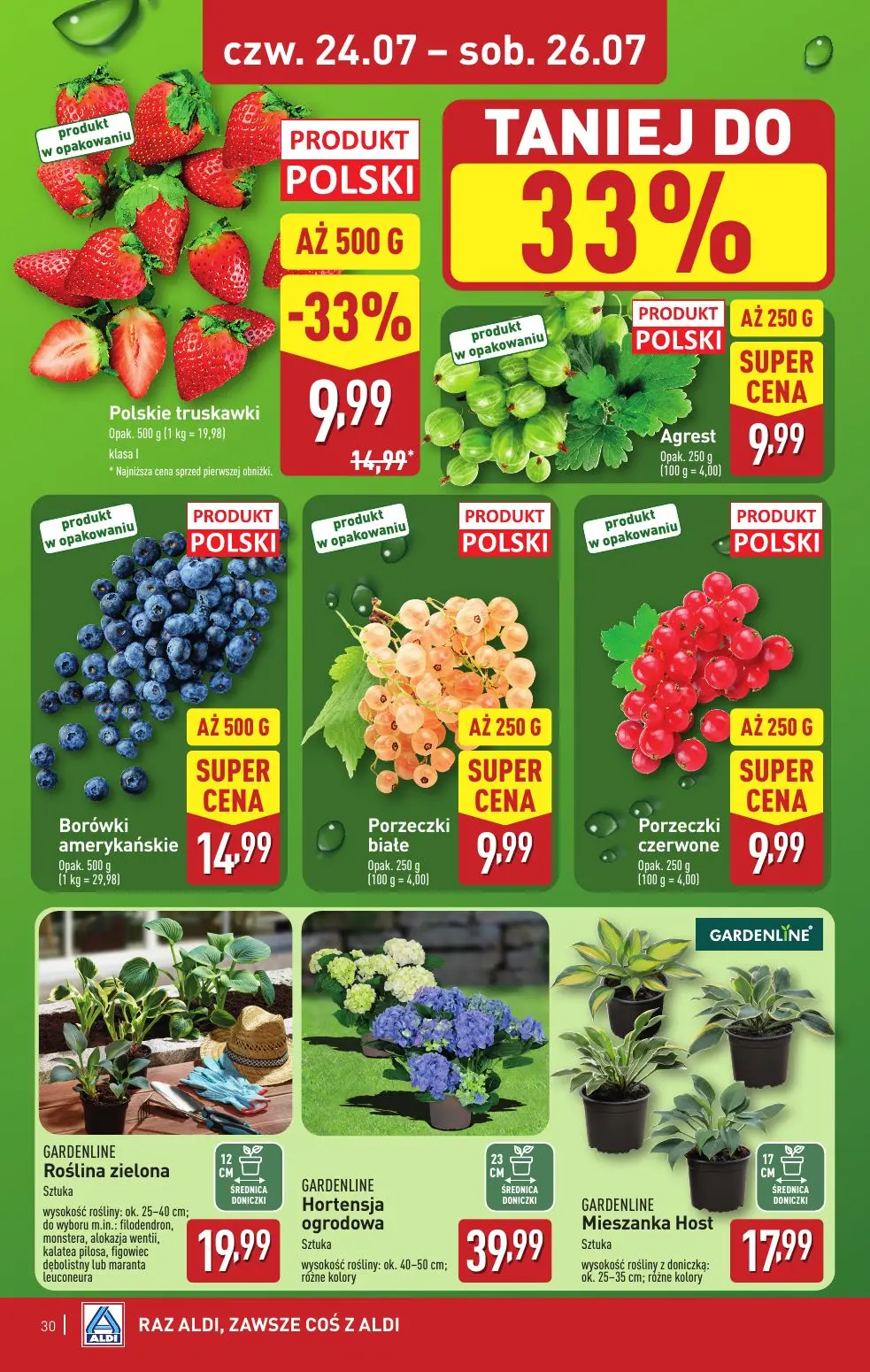 gazetka promocyjna ALDI Raz ALDI, zawsze coś z ALDI - Strona 30