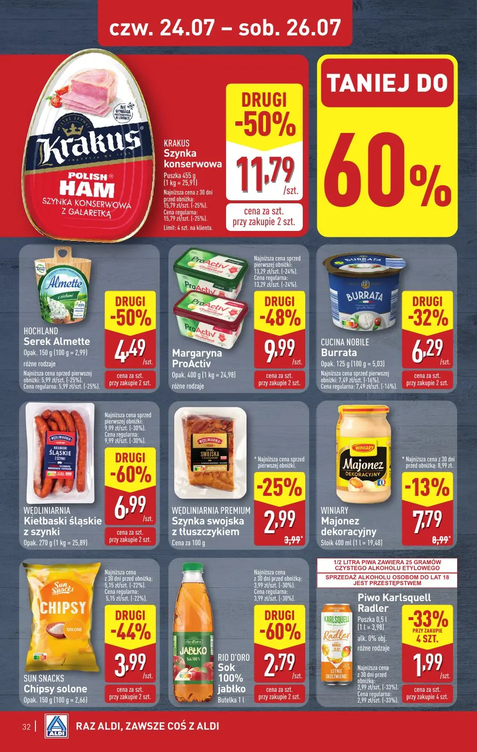 gazetka promocyjna ALDI Raz ALDI, zawsze coś z ALDI - Strona 32