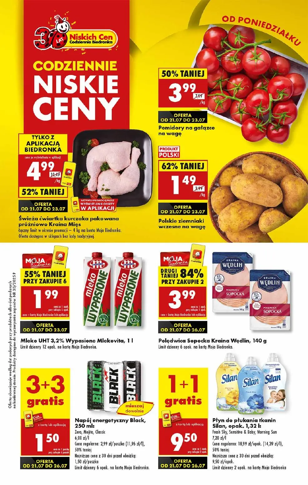 gazetka promocyjna Biedronka Od poniedziałku  - Strona 1