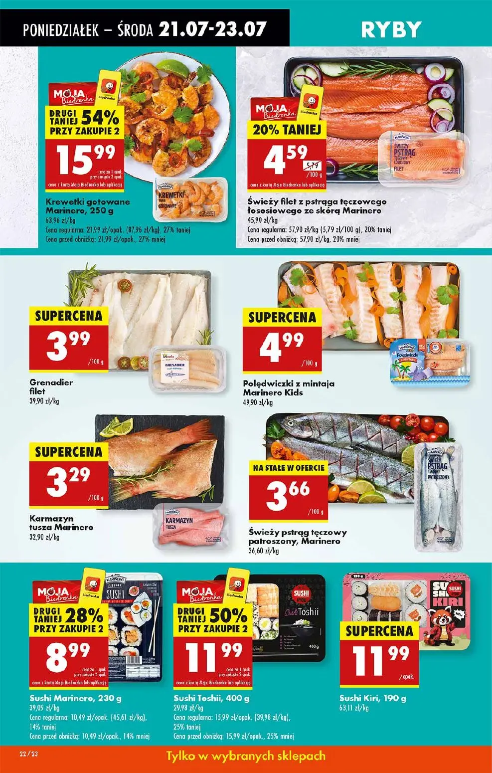 gazetka promocyjna Biedronka Od poniedziałku  - Strona 22