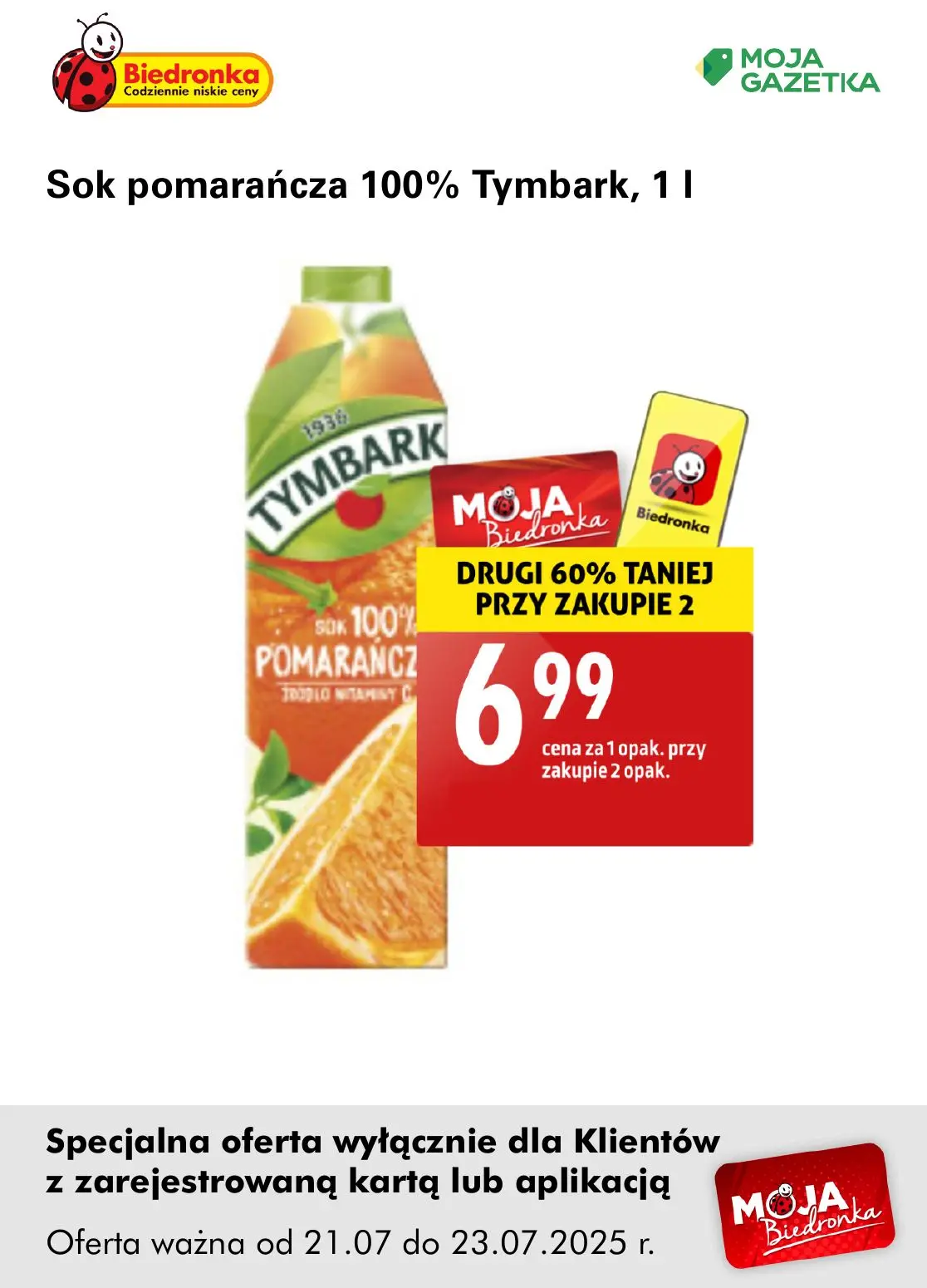 gazetka promocyjna Biedronka Oferta z kartą Moja Biedronka - Strona 6