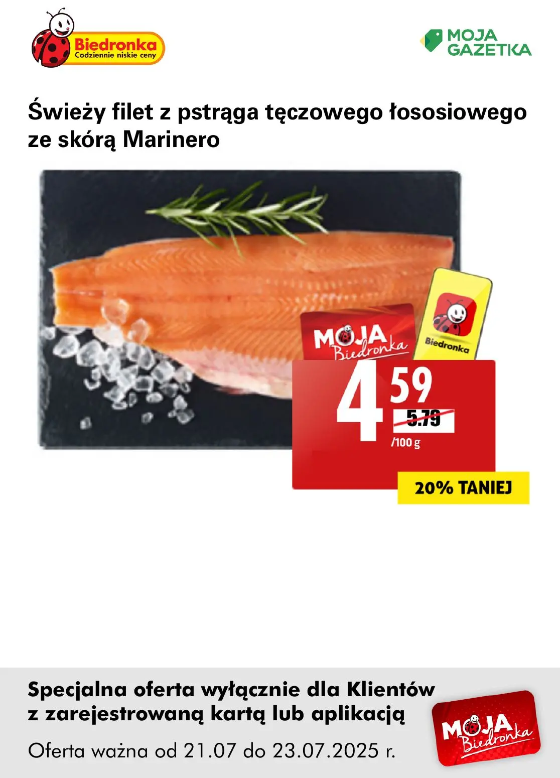 gazetka promocyjna Biedronka Oferta z kartą Moja Biedronka - Strona 7