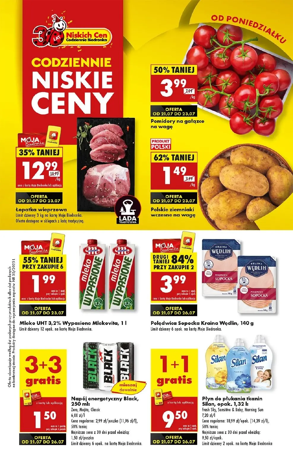 gazetka promocyjna Biedronka Lada tradycyjna. Od poniedziałku - Strona 1