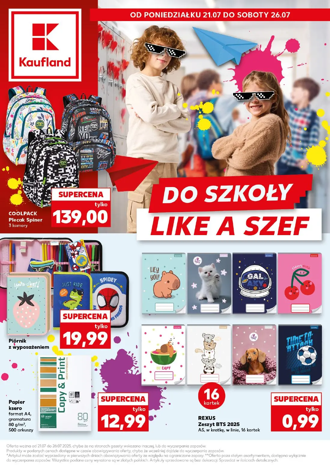 gazetka promocyjna Kaufland Do szkoły Like a szef - Strona 1