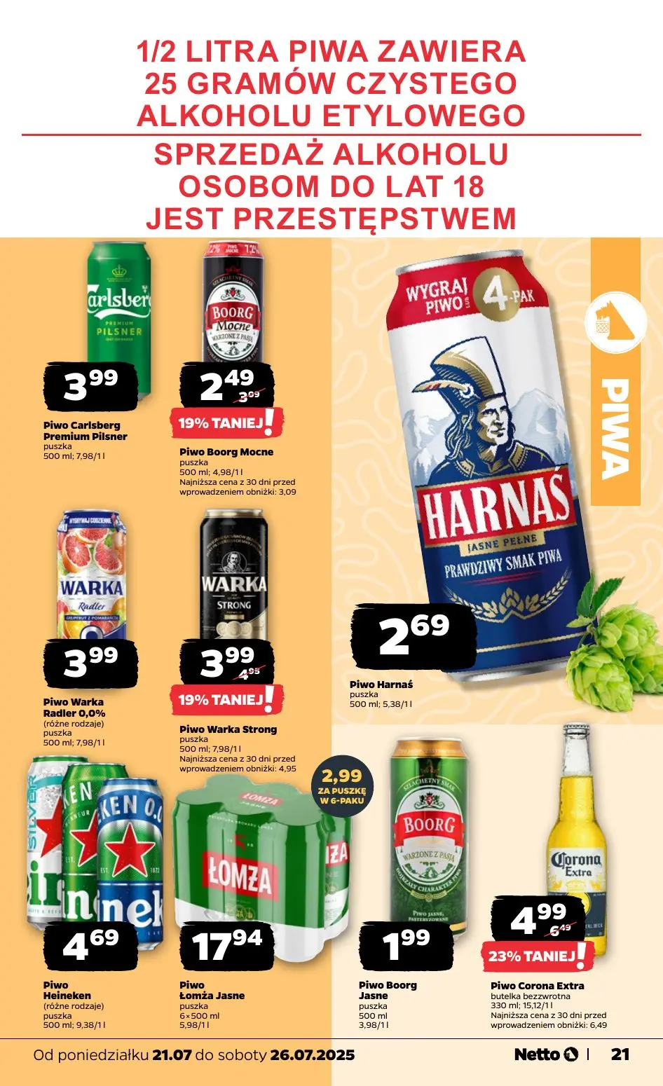 gazetka promocyjna NETTO Świeżo i tanio - Strona 21