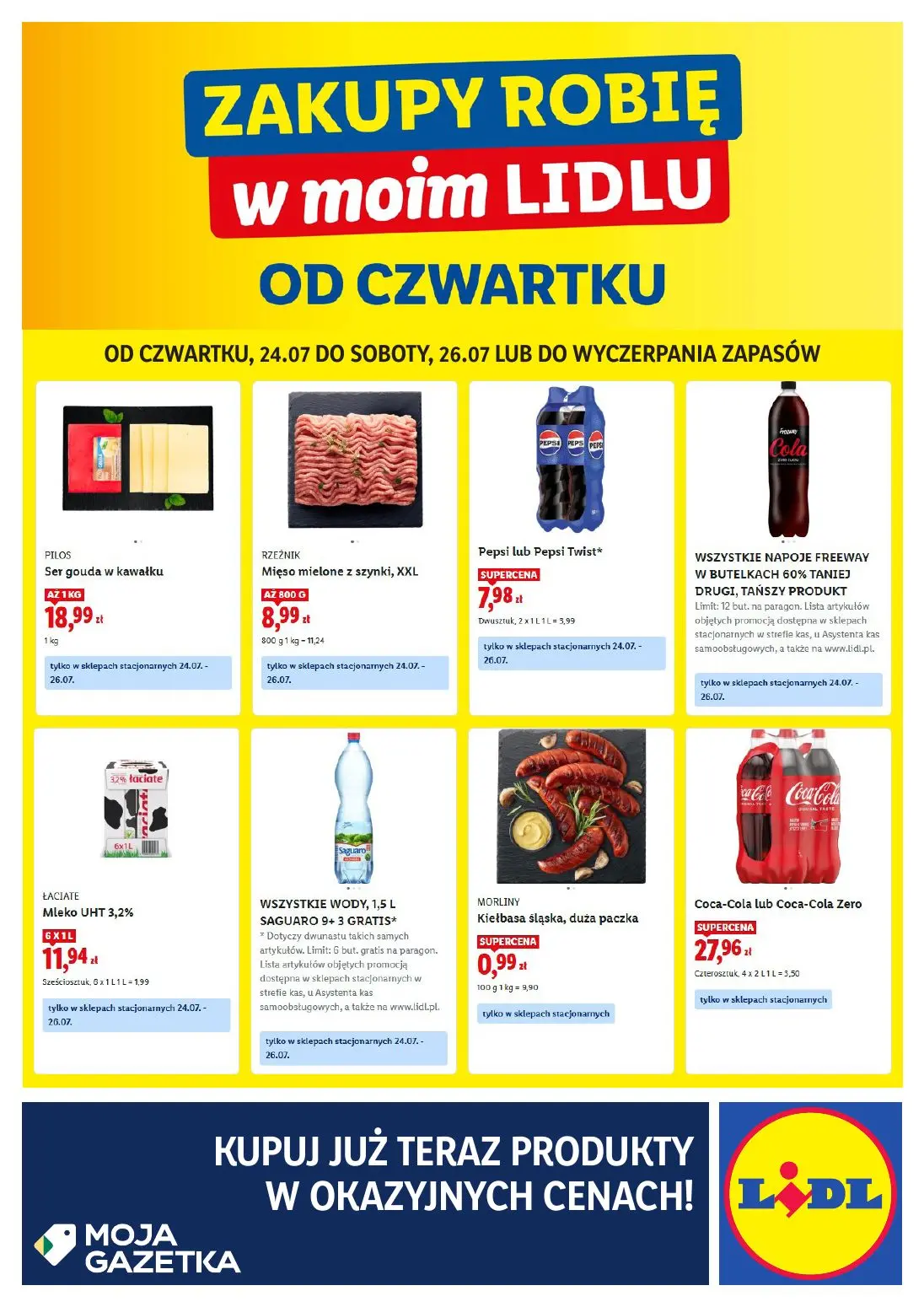 gazetka promocyjna LIDL Zakupy robię w moim Lidlu od czwartku - Strona 1