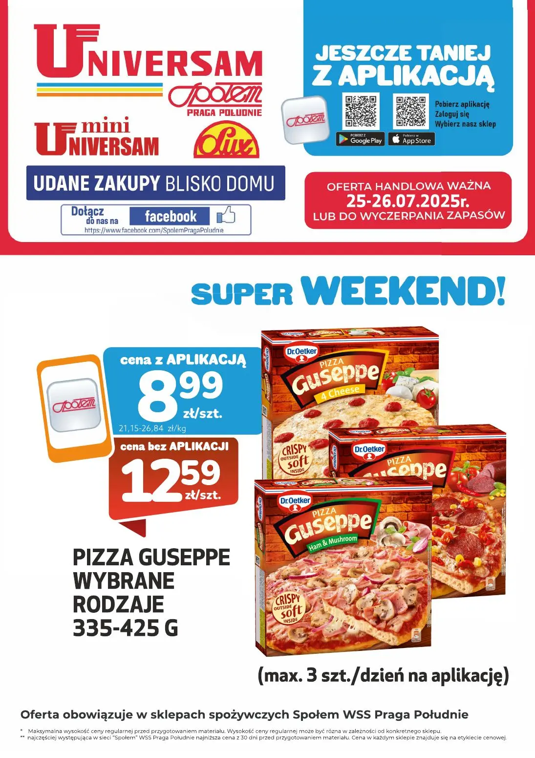 gazetka promocyjna Społem Praga Super Weekend! - Strona 1