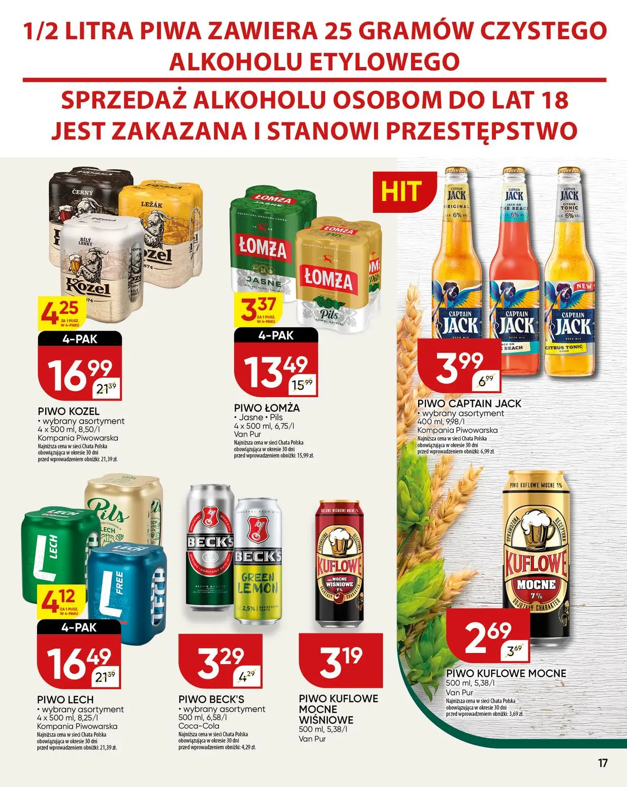 gazetka promocyjna Chata Polska - Strona 17