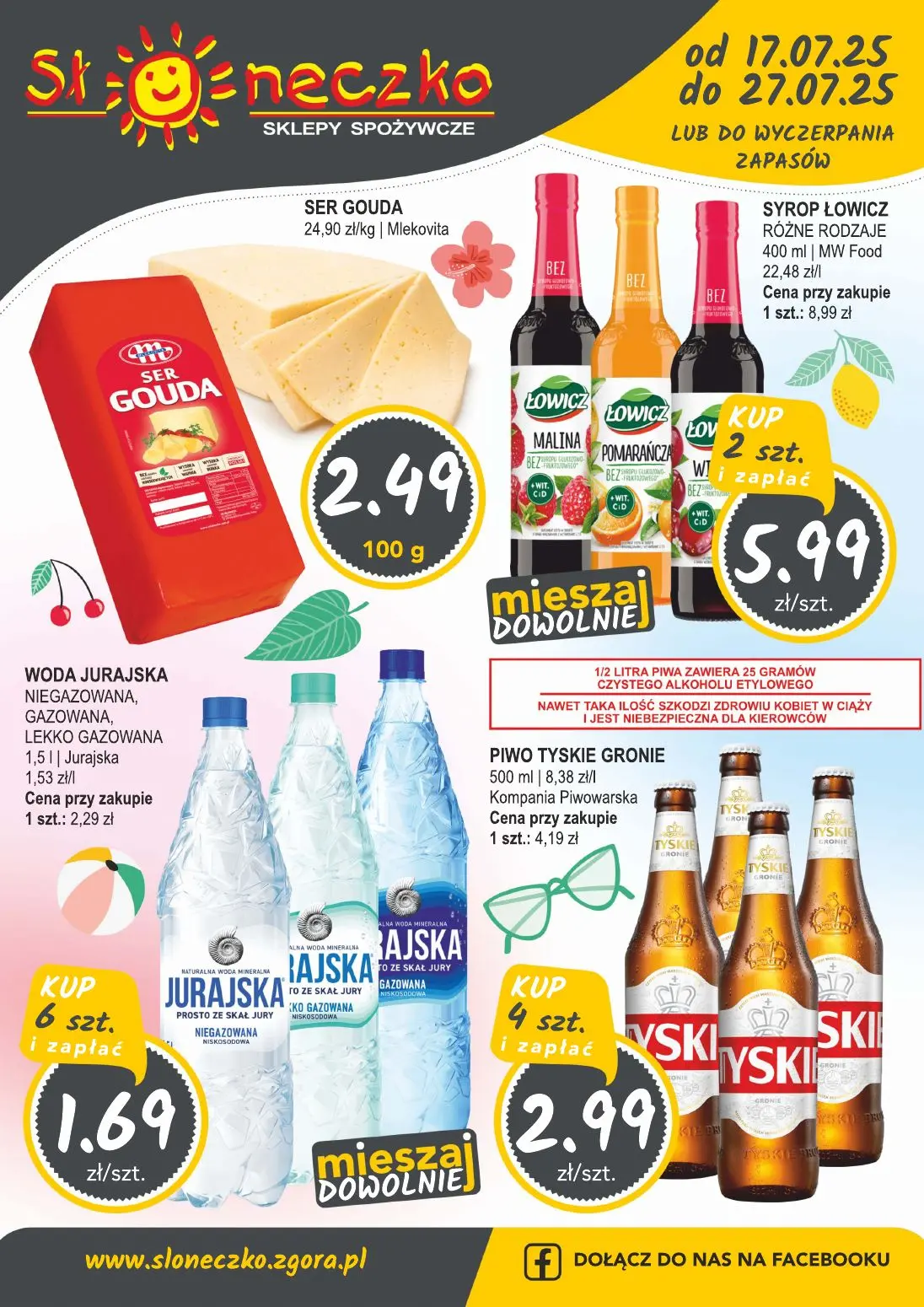 gazetka promocyjna Słoneczko - Strona 1