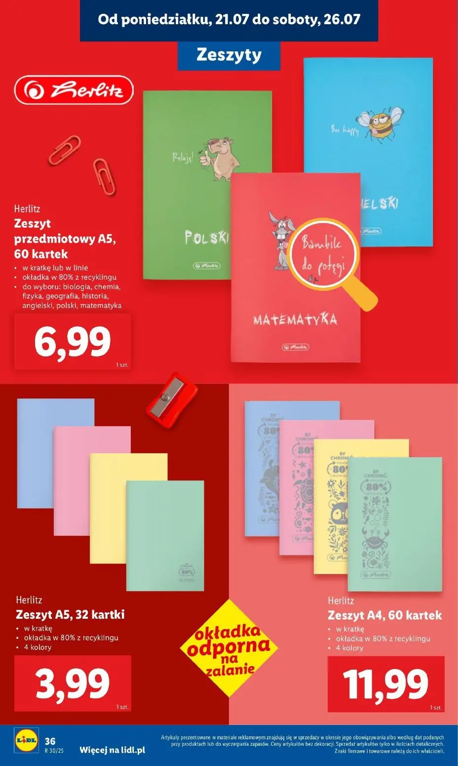 gazetka promocyjna LIDL Gotowi do szkoły - Strona 38