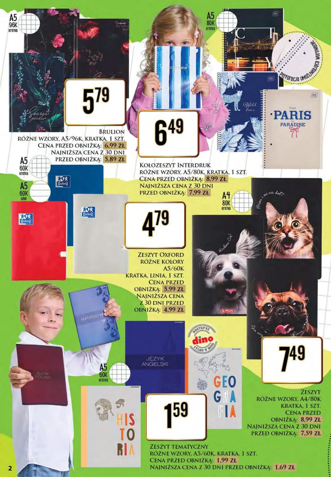 gazetka promocyjna dino Gotowi do szkoły - Strona 2
