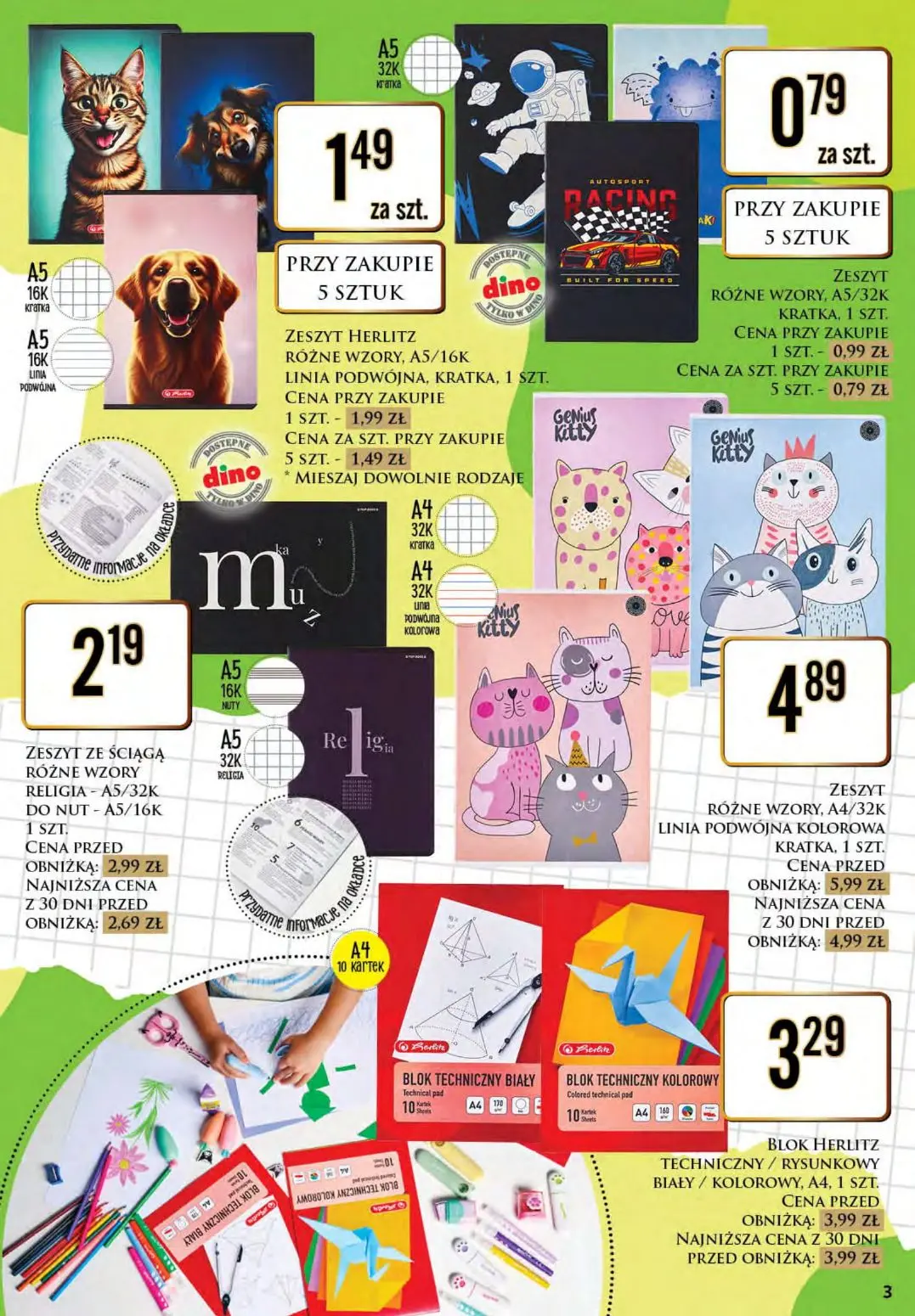 gazetka promocyjna dino Gotowi do szkoły - Strona 3