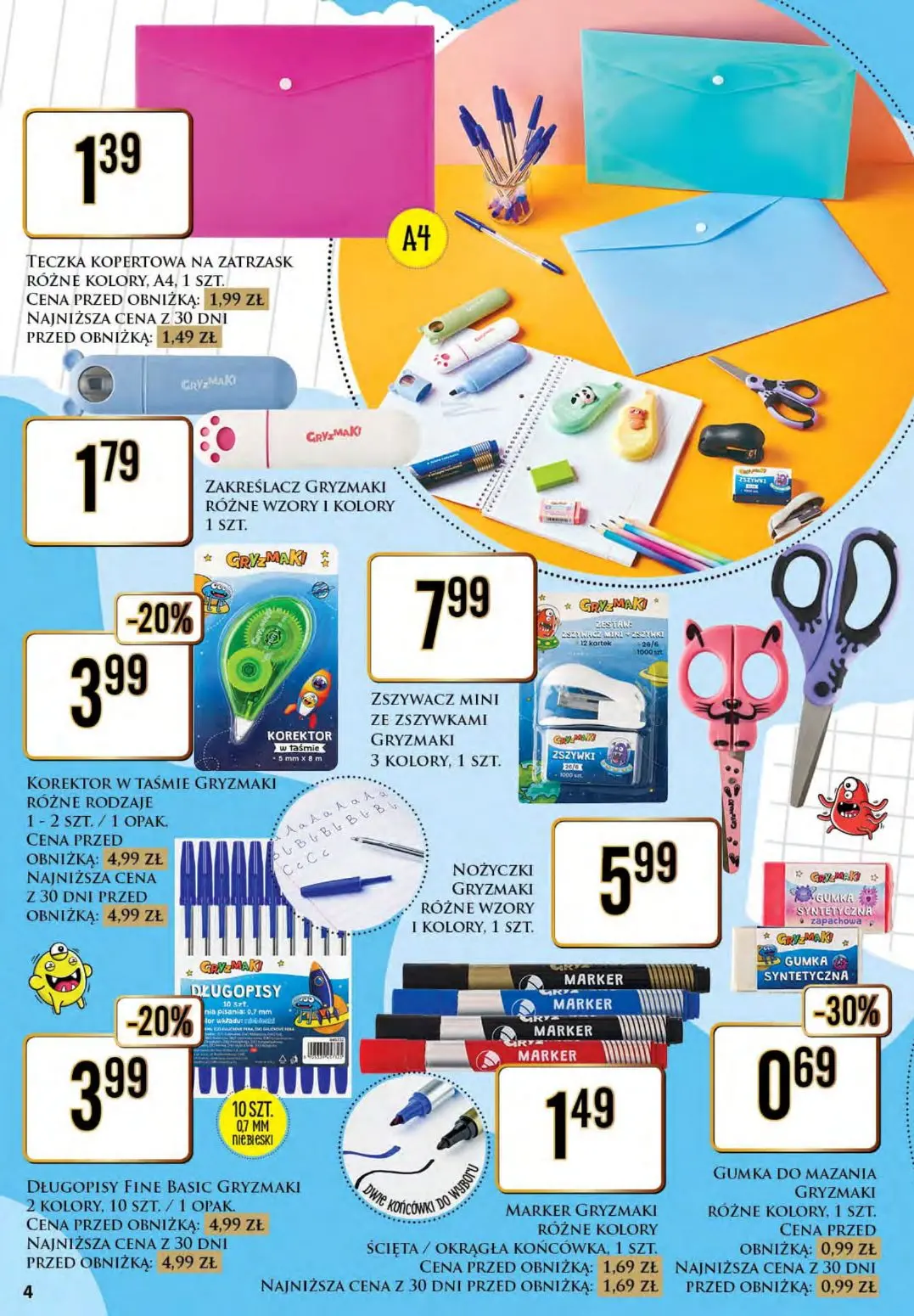 gazetka promocyjna dino Gotowi do szkoły - Strona 4