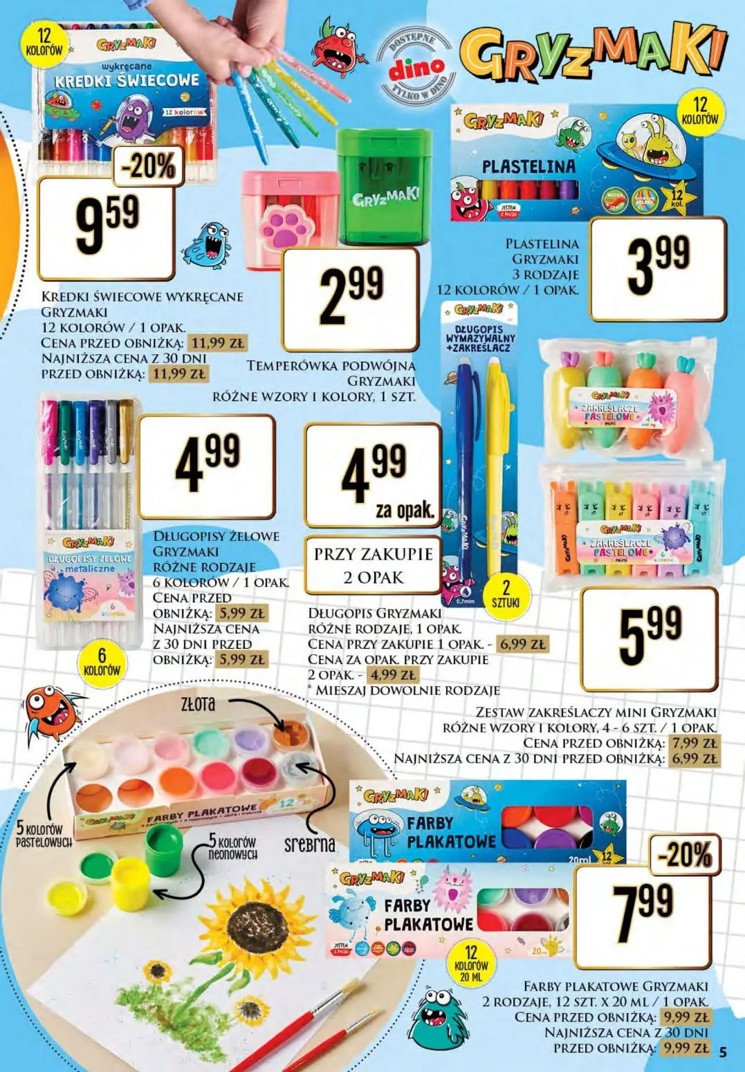 gazetka promocyjna dino Gotowi do szkoły - Strona 5