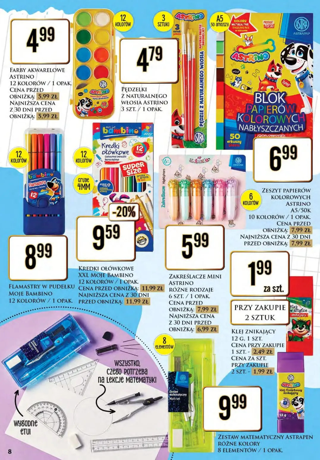 gazetka promocyjna dino Gotowi do szkoły - Strona 8