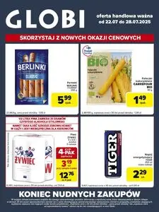 Gazetka promocyjna Globi, ważna od 2025-07-22 do 2025-07-28.