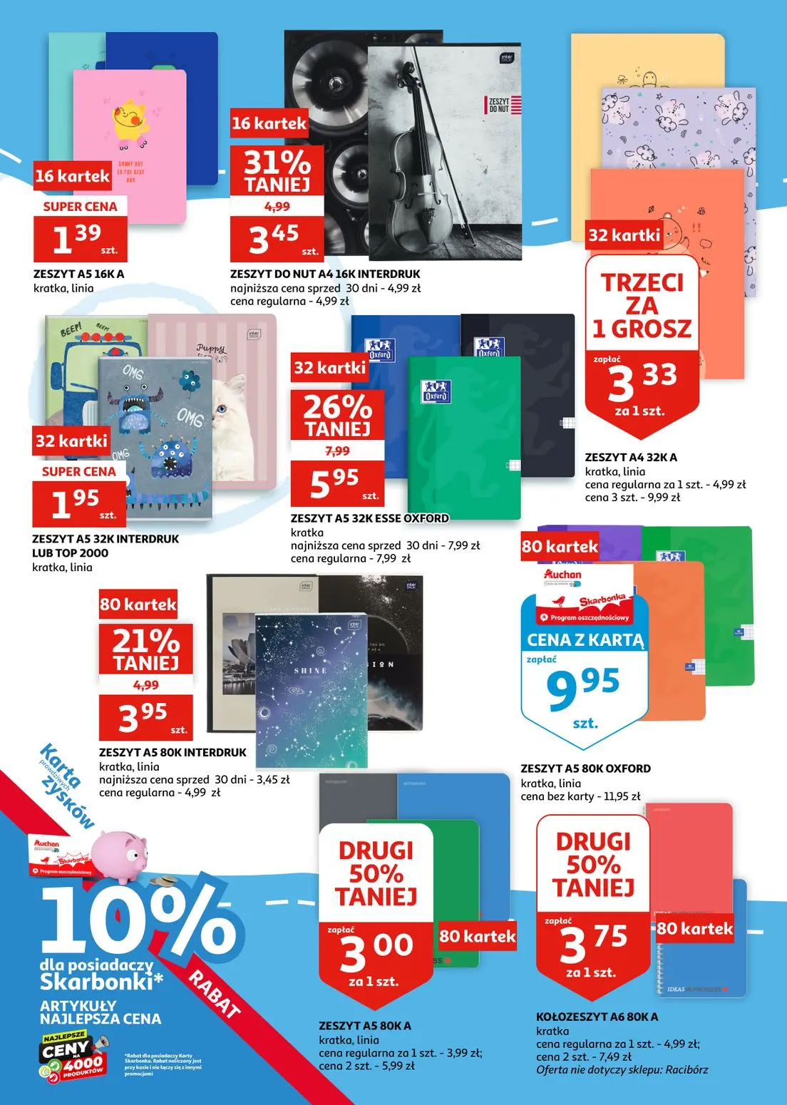 gazetka promocyjna Auchan Racibórz - Szkoła - Strona 8