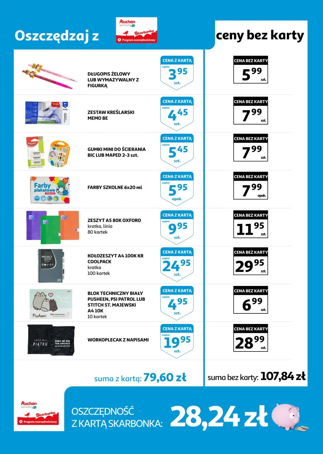 gazetka promocyjna Auchan Racibórz - Szkoła - Strona 15