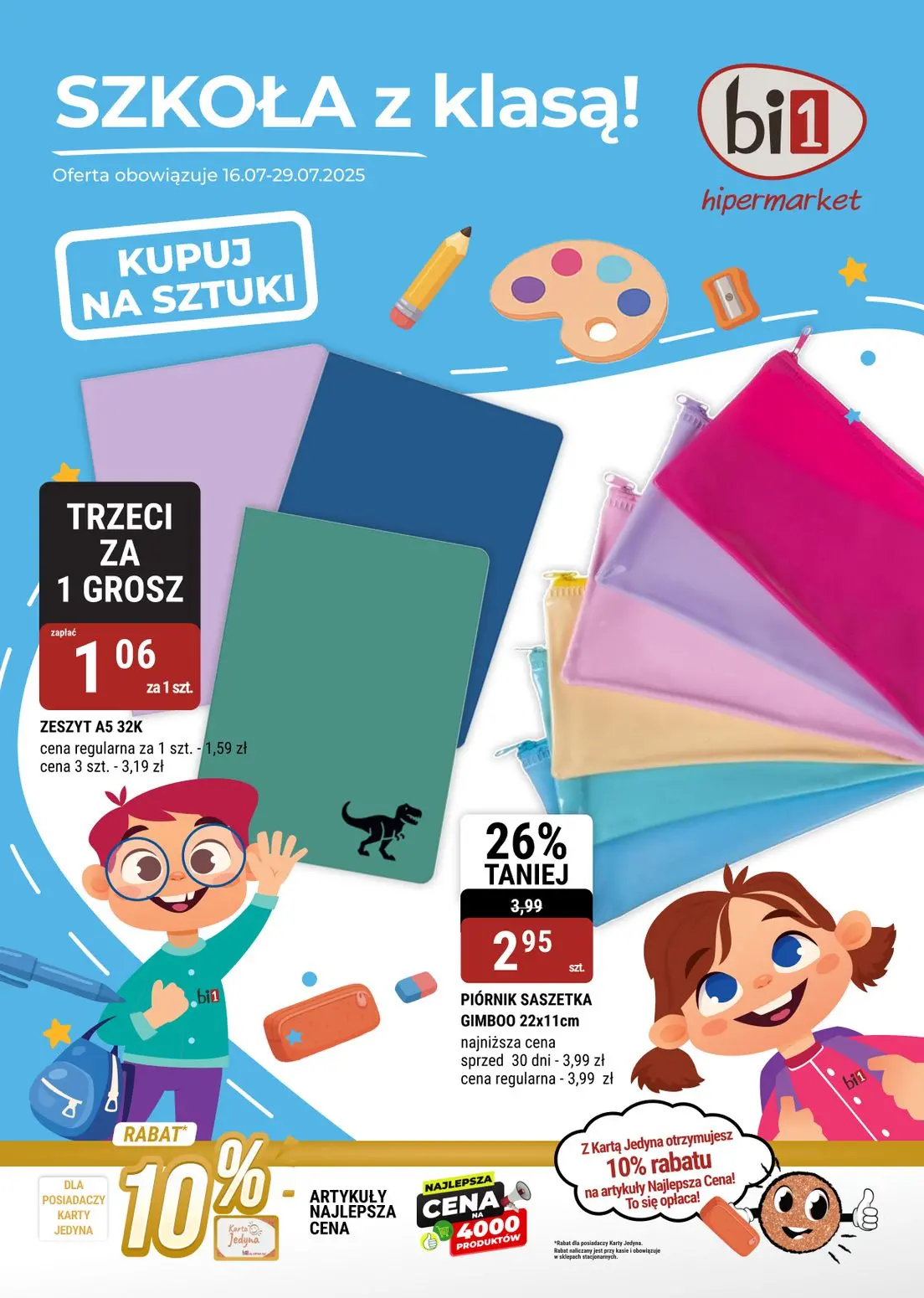 gazetka promocyjna bi1 Szkoła - Strona 1