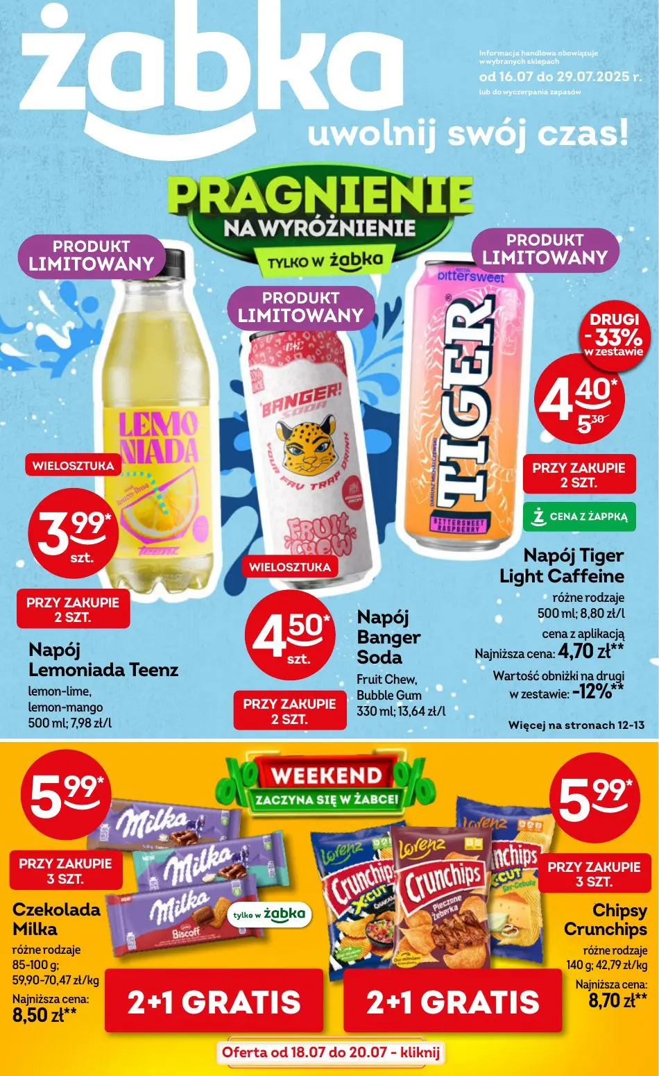 gazetka promocyjna Żabka Uwolnij swój czas! - Strona 1