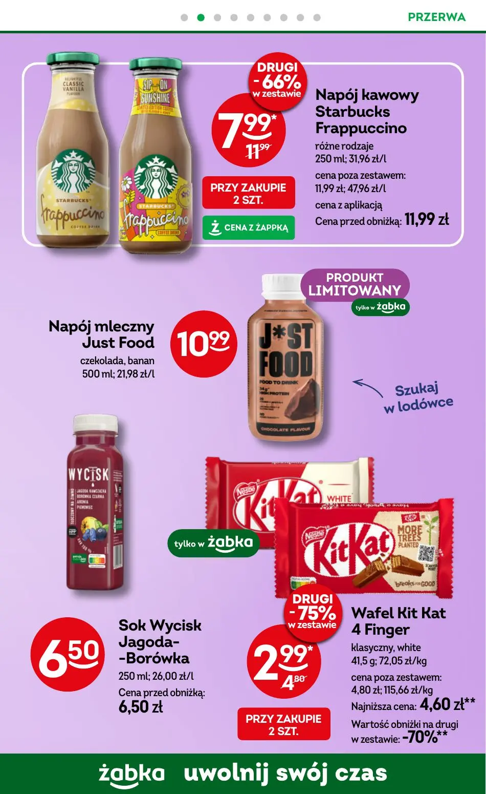 gazetka promocyjna Żabka Uwolnij swój czas! - Strona 67